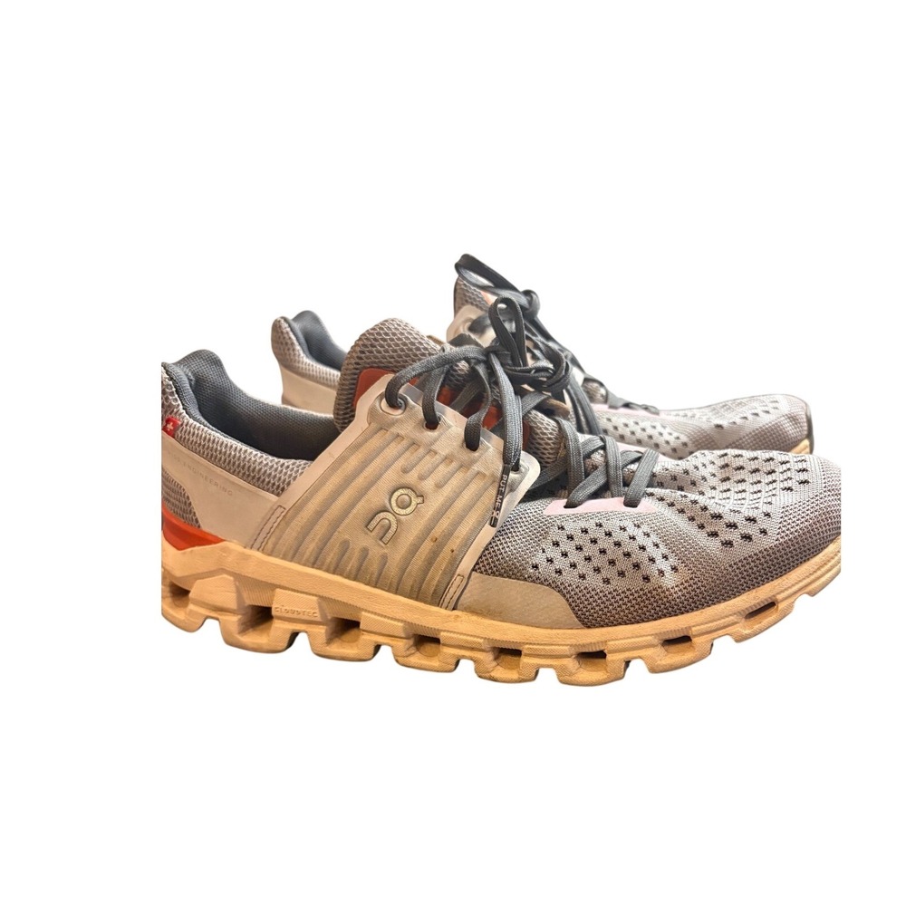 On Cloudswift Womens Running Shoes Glacier White Orange 41.98458 Size 8
